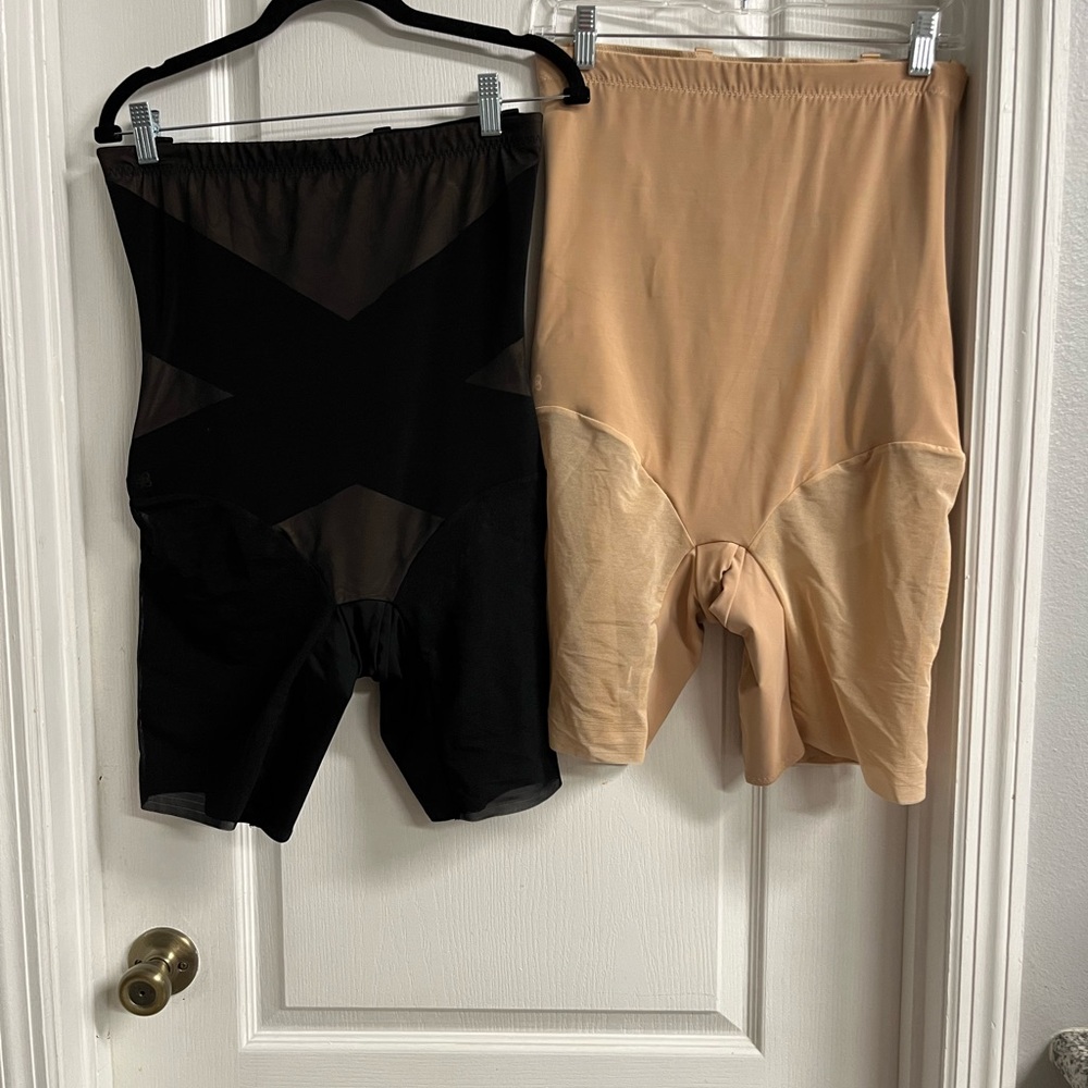 Honeylove Black and Tan Shapewear Set